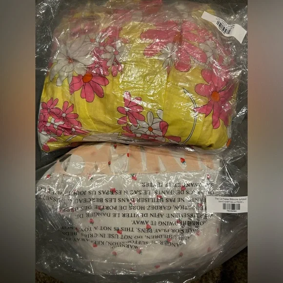 Selkie bundle! NWT La Fraise Biltmore jumpsuit and Goldie ruffle gown - Picture 2 of 8